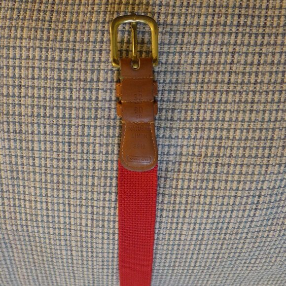Coach Preppy Tab Belt 32" 3813 - Picture 2 of 5